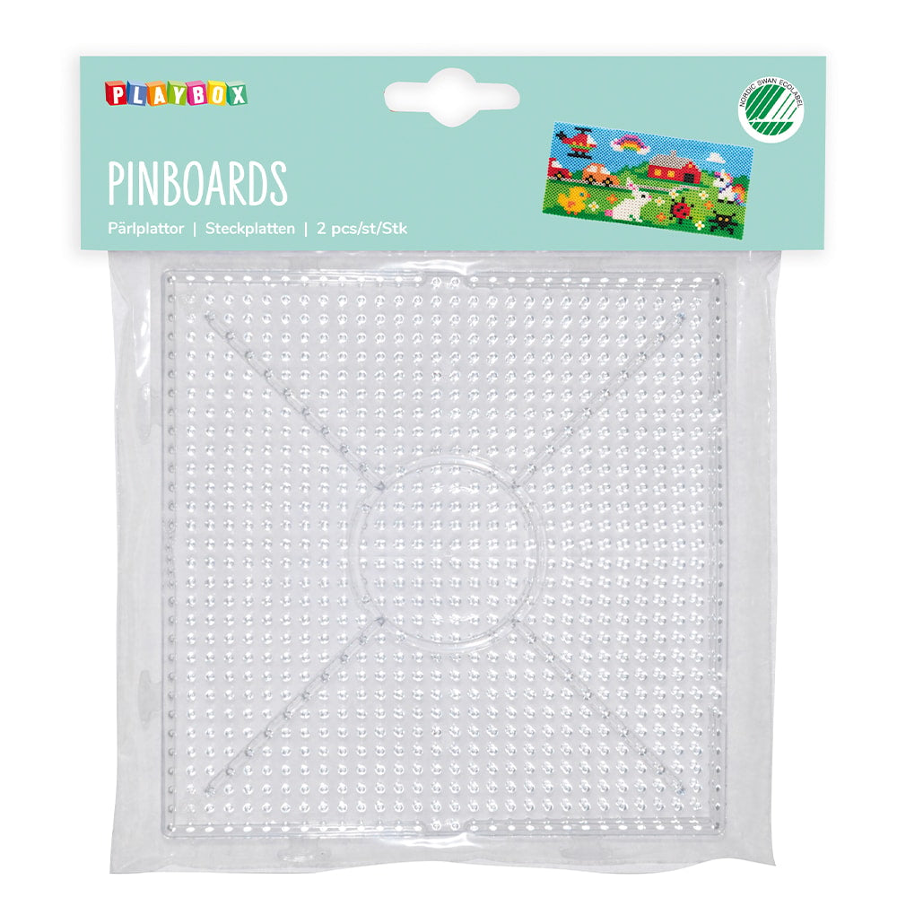 BASI QUADRATE CM. 15X15 PER PERLINE DA STIRARE - SET PZ. 2