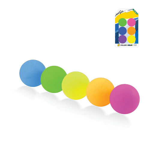 Palline Ping-Pong - Scatola 6 Pezzi - Colori Assortiti