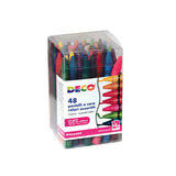 PASTELLI A CERA - BARATTOLO 48 PEZZI - COLORI ASSO