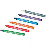 PASTELLI CERA GIOTTO 12 COLORI