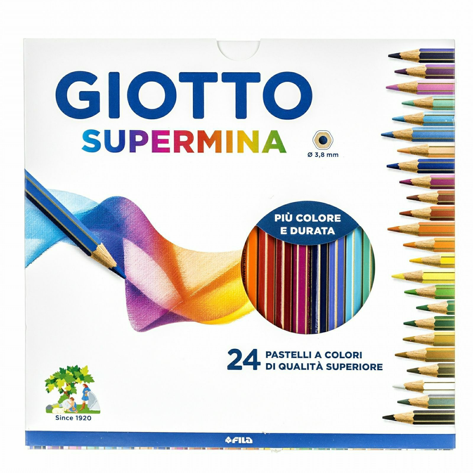 Pastelli Giotto Supermina 24 Colori