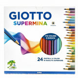 Pastelli Giotto Supermina 24 Colori