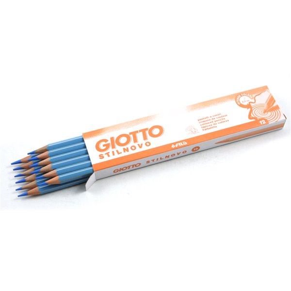 MATITE GIOTTO STILNOVO MONOCOLORE CELESTE PZ. 12