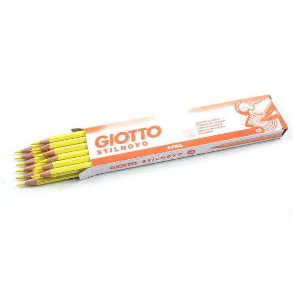 MATITE GIOTTO STILNOVO MONOCOLORE GIALLO PZ. 12