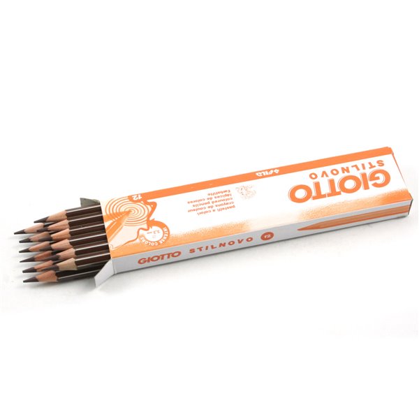 MATITE GIOTTO STILNOVO MONOCOLORE MARRONE PZ. 12