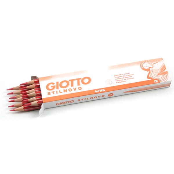 MATITE GIOTTO STILNOVO MONOCOLORE ROSSO PZ. 12