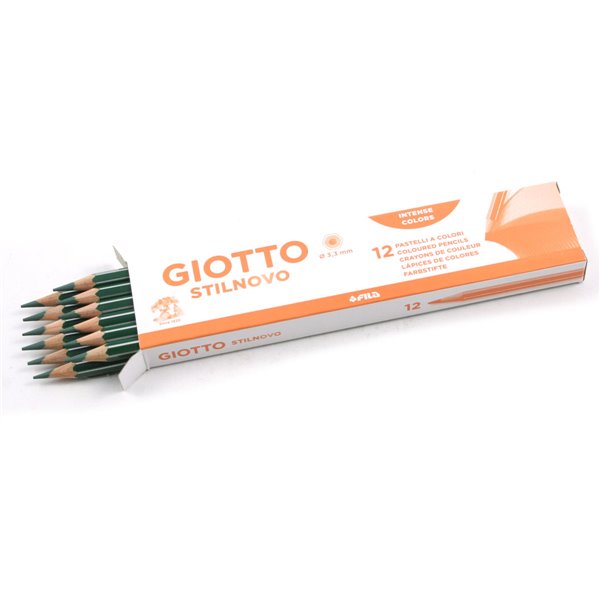 MATITE GIOTTO STILNOVO MONOCOLORE VERDE SMERALDO PZ. 12