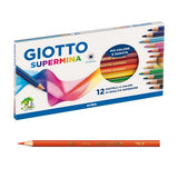 MATITE GIOTTO SUPERMINA 12 COLORI