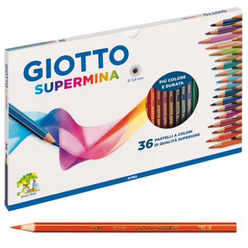 MATITE GIOTTO SUPERMINA 36 COLORI