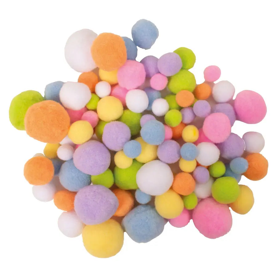 POMPONS PRIMAVERA MM.15/30 - SET PZ. 100