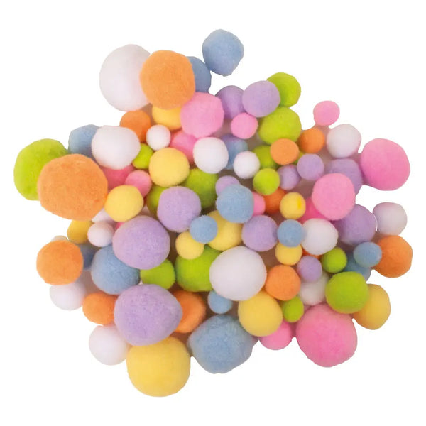 POMPONS PRIMAVERA MM.15/30 - SET PZ. 100