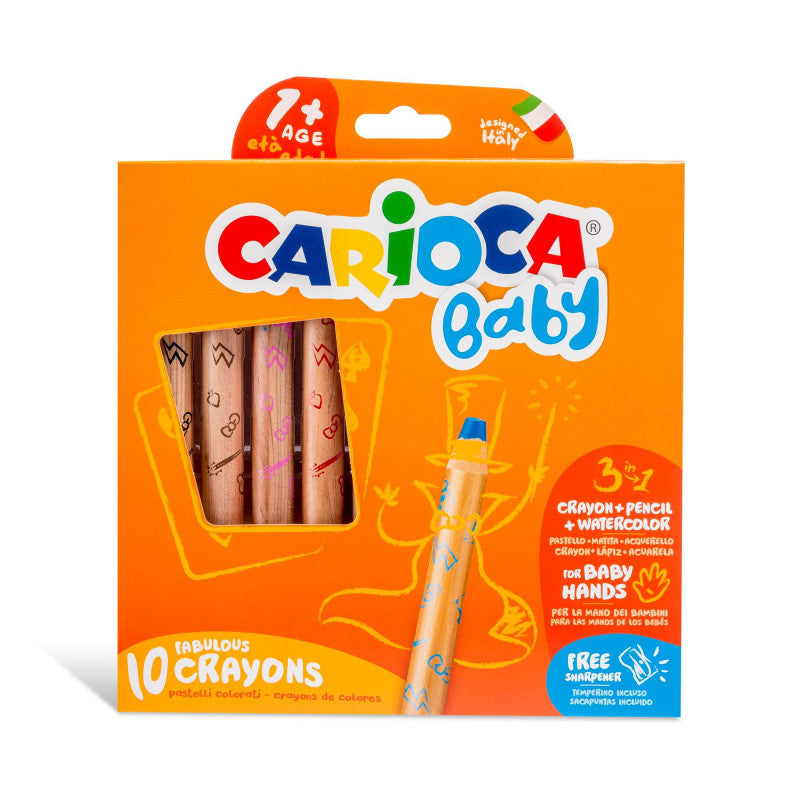 MATITONI BABY 3 IN 1 CARIOCA 10 COLORI