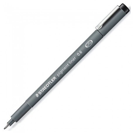 PENNA FINELINER STAEDTLER PIGMENT LINER 0.6MM NERO Immagine secondaria del prodotto
