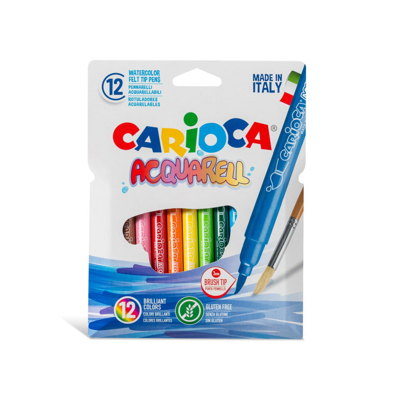PENN/ACQUARELLABILI P.FINE CARIOCA 12 COL.