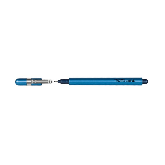 PENNE FELTRO TRATTO CLIP BLU