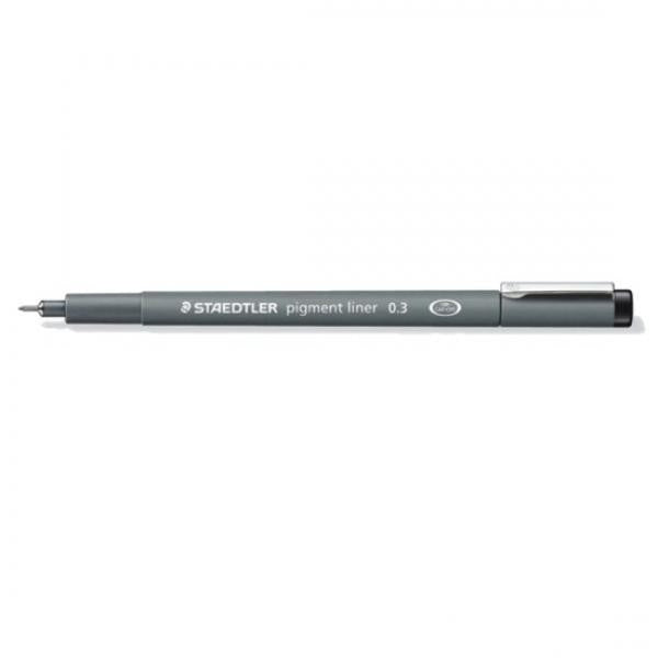 PENNA FINELINER STAEDTLER PIGMENT LINER 0.3MM NERO