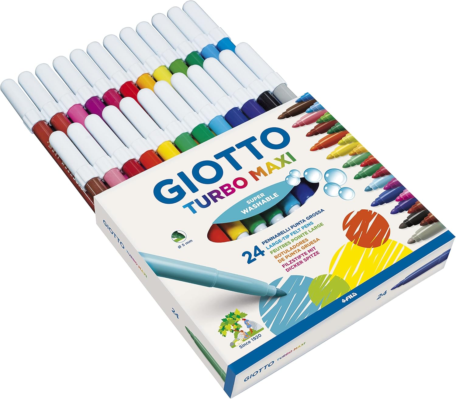 Pennarelli Turbo Maxi Giotto 24 Colori