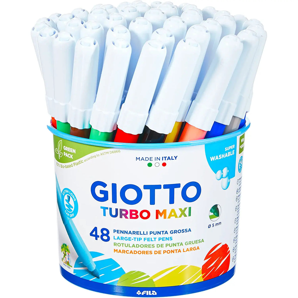 Pennarelli Turbo Maxi Giotto 48 Barattolo