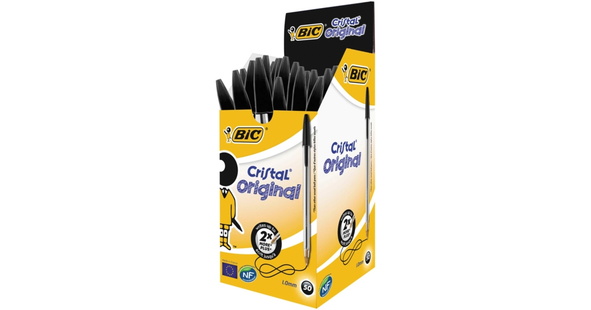 Penna Bic Cristal Nero Confezione 50 Pezzi