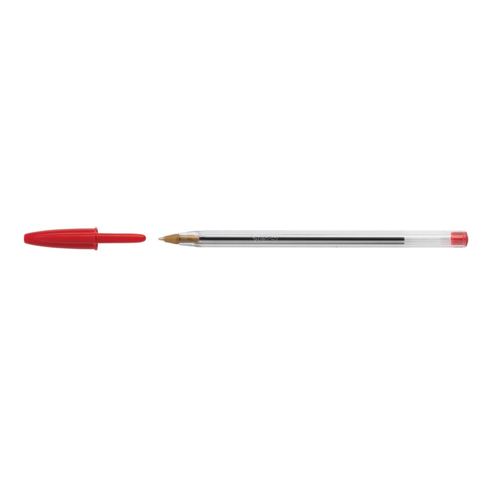 Penna Bic Cristal Rosso Confezione 50 Pezzi