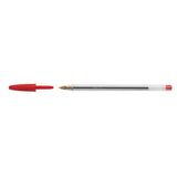 Penna Bic Cristal Rosso Confezione 50 Pezzi