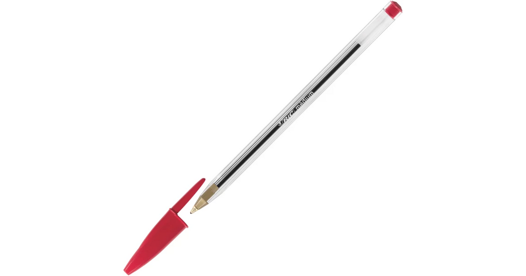 Penna Bic Cristal Rosso Confezione 50 Pezzi