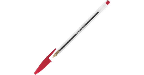 Penna Bic Cristal Rosso Confezione 50 Pezzi