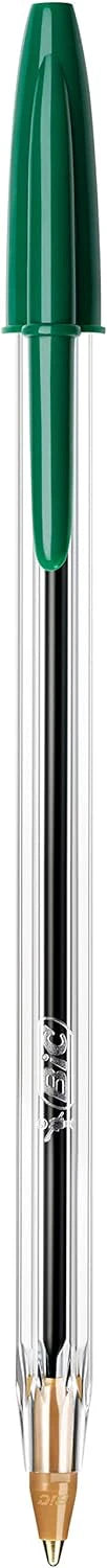 Penna Bic Cristal Verde Confezione 50 Pezzi