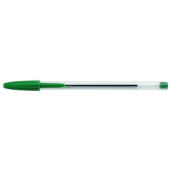 Penna Bic Cristal Verde Confezione 50 Pezzi