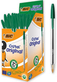 Penna Bic Cristal Verde Confezione 50 Pezzi