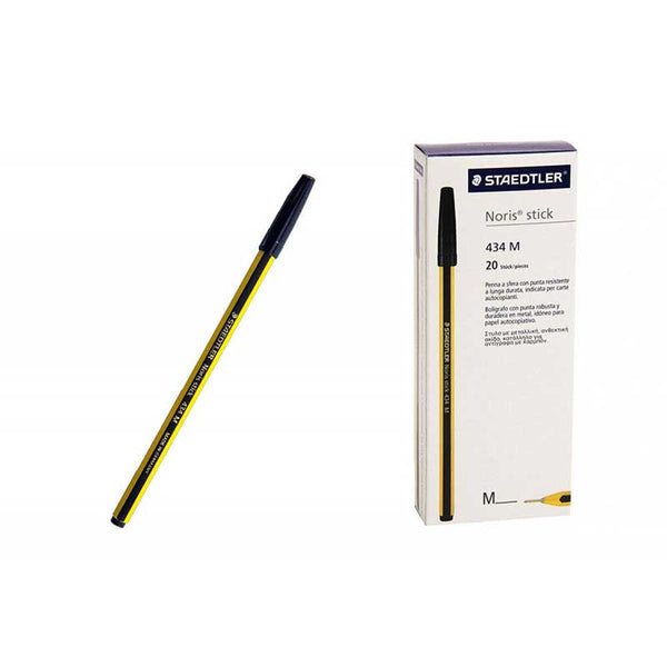 Pennasfera Noris Staedtler Nero Confezione 20 Pezzi