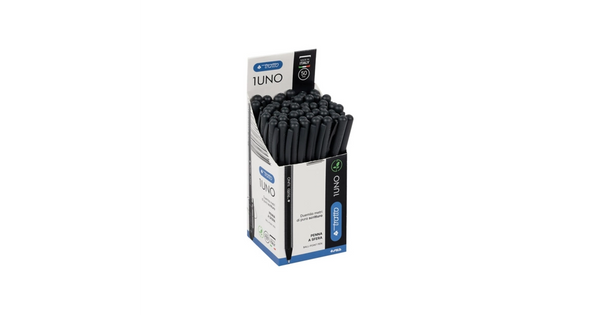 Pennasfera Tratto 1 Fila Nero Confezione 50Pezzi