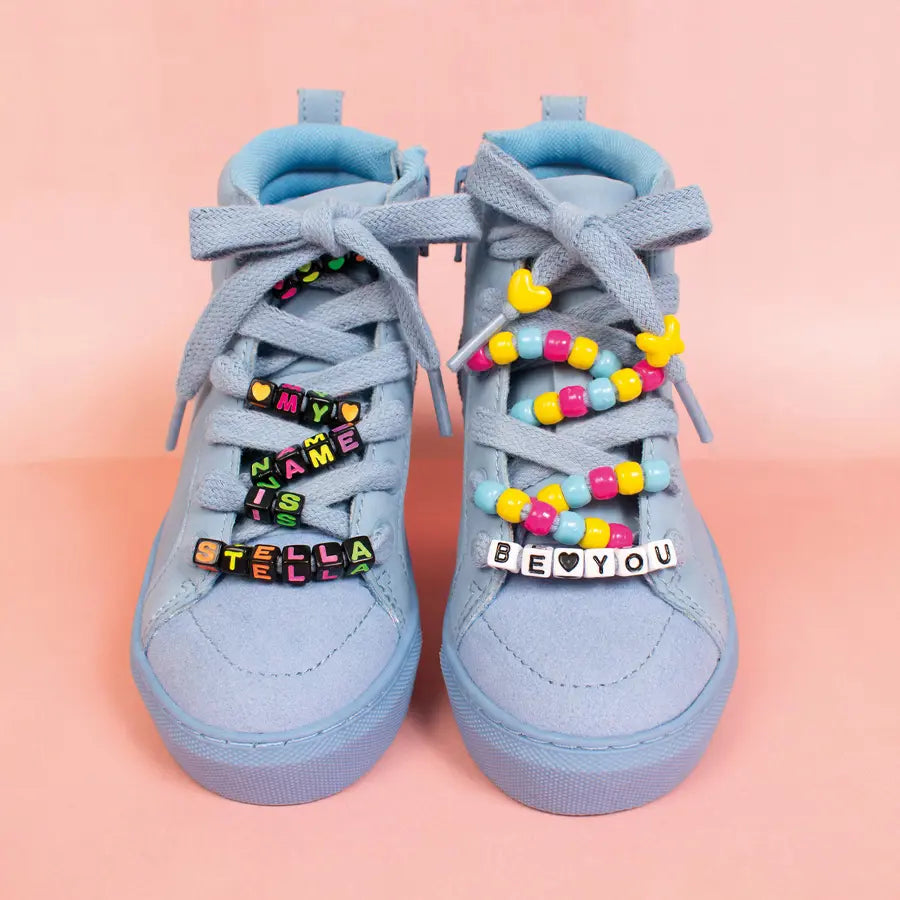 PERLE IN PLASTICA FORME E COLORI ASS. BAULETTO PZ.
