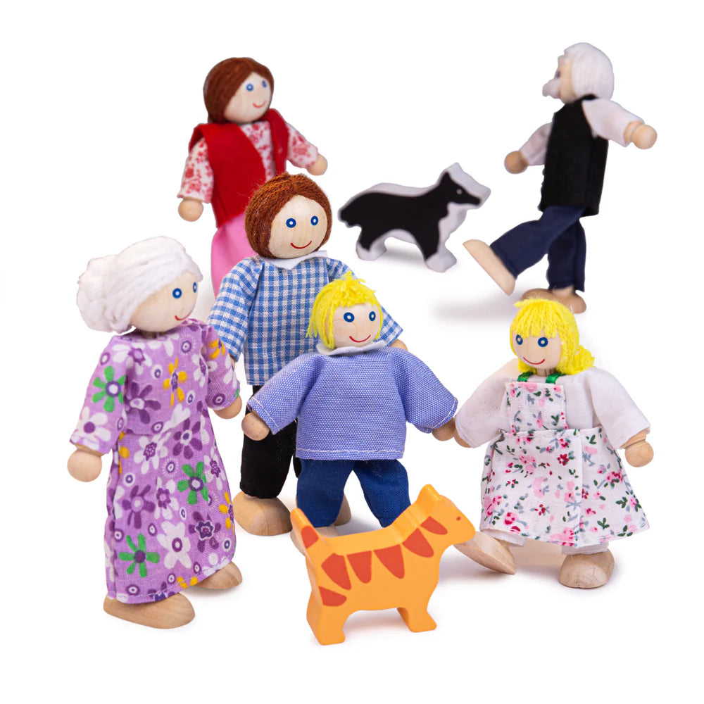 Personaggi - Famiglia - 8 Pezzi