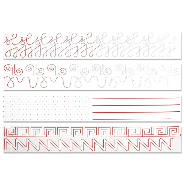 Strisce Pregrafismi Cm. 98X17 - Set 3 Pezzi