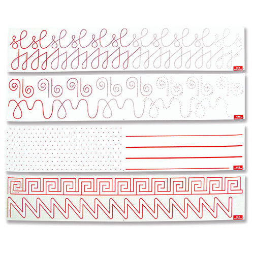 Strisce Pregrafismi Cm. 98X17 - Set 3 Pezzi