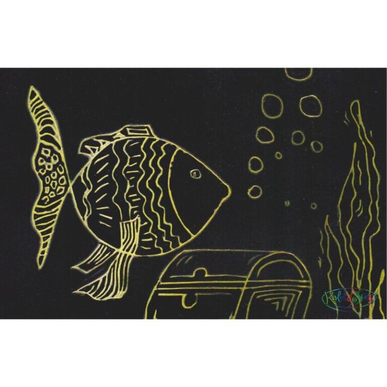 SCRATCH ART ORO/ARGENTO - SET 30 CARTONCINI CM. 10X15 + 10 PUNTERUOLI 