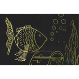 SCRATCH ART ORO/ARGENTO - SET 30 CARTONCINI CM. 10X15 + 10 PUNTERUOLI 