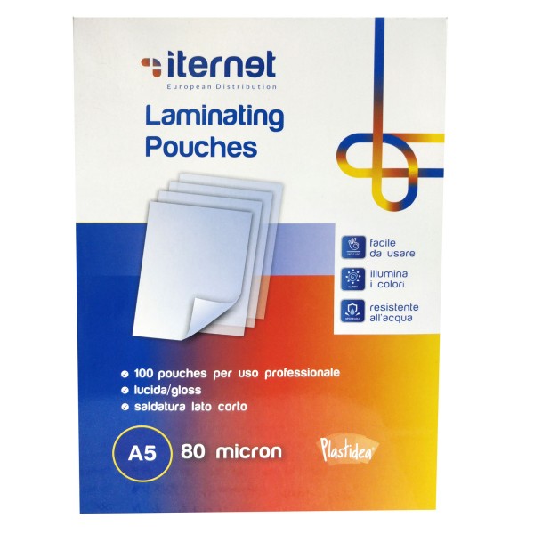 POUCHES PLASTIFICAZIONE 80MY-100 FG. A5 Immagine principale del prodotto