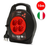 Avvolgicavo Domestico 10 Mt - 4 Prese Net