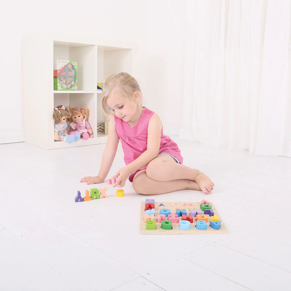 Puzzle 3D Grande - Alfabeto Maiuscolo
