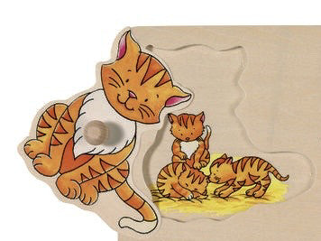 Puzzle Alza e Guarda Cm. 30X21 - Mamma E Figlio