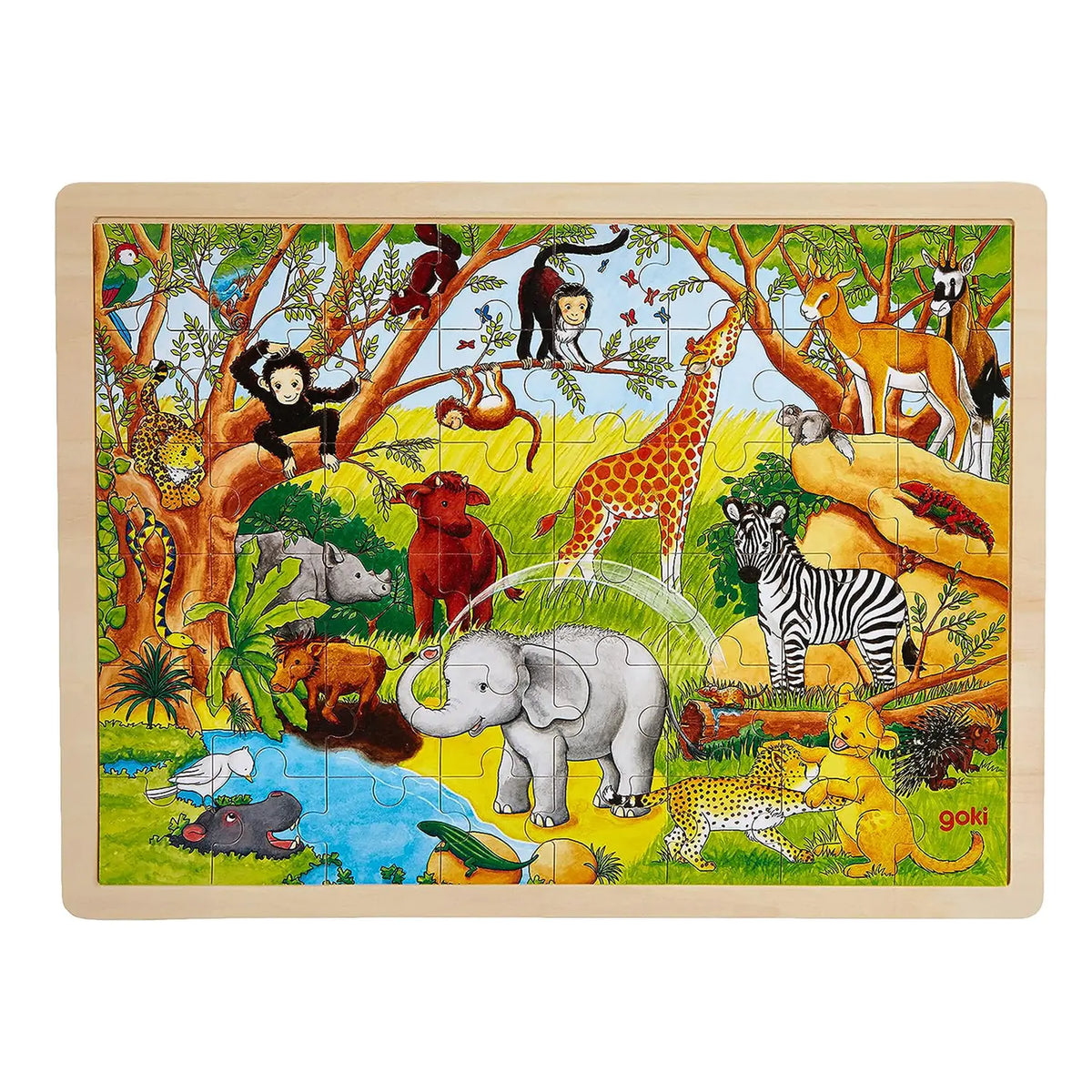 Puzzle Legno/Cartone Cm.40X30 - Africa