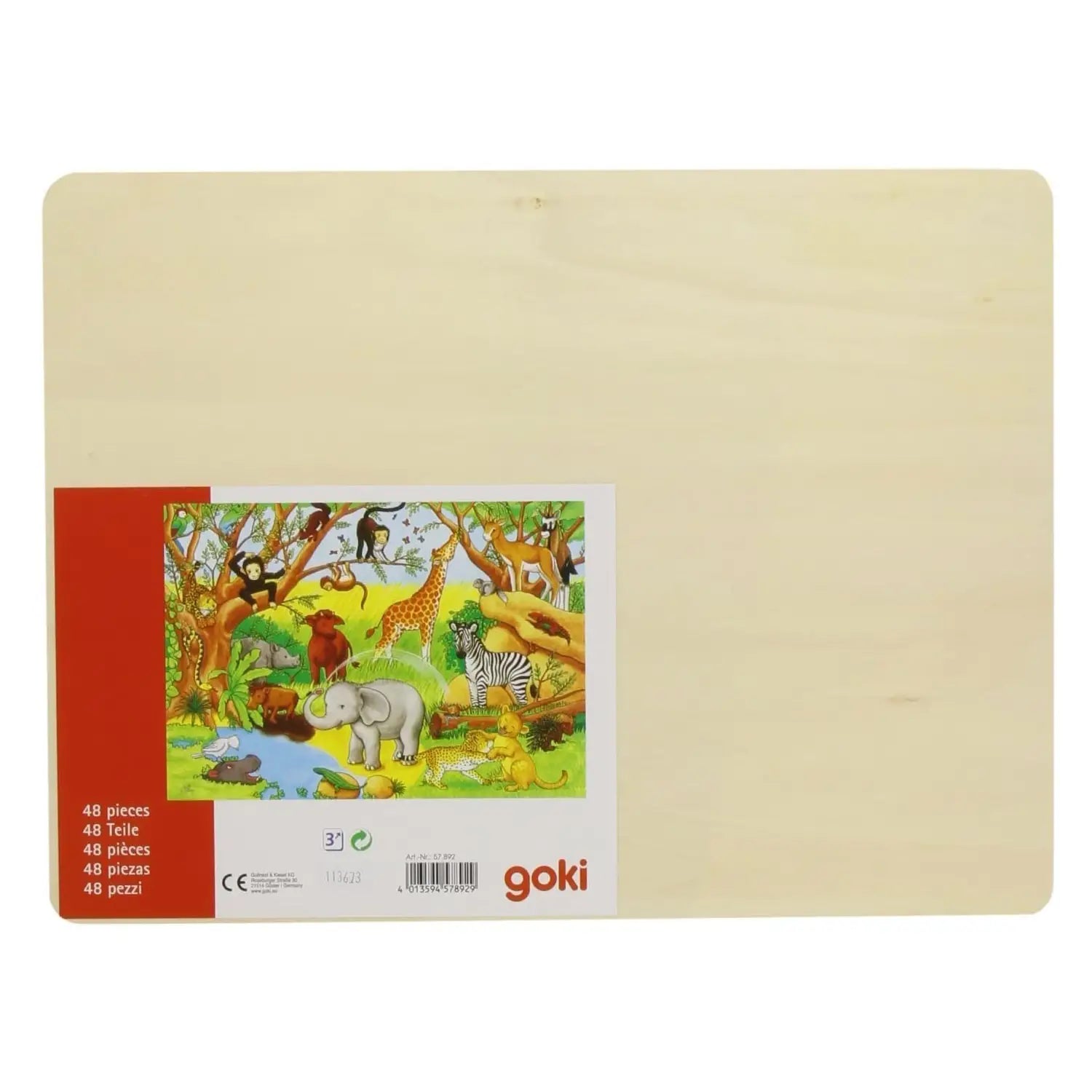 Puzzle Legno/Cartone Cm.40X30 - Africa