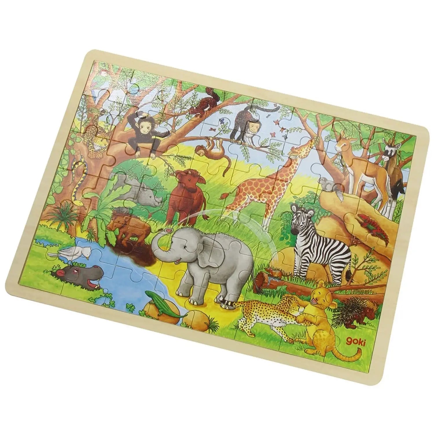 Puzzle Legno/Cartone Cm.40X30 - Africa