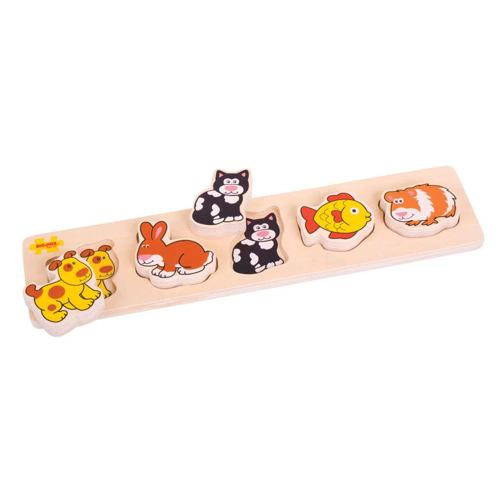 Puzzle Alza E Combina - Animali