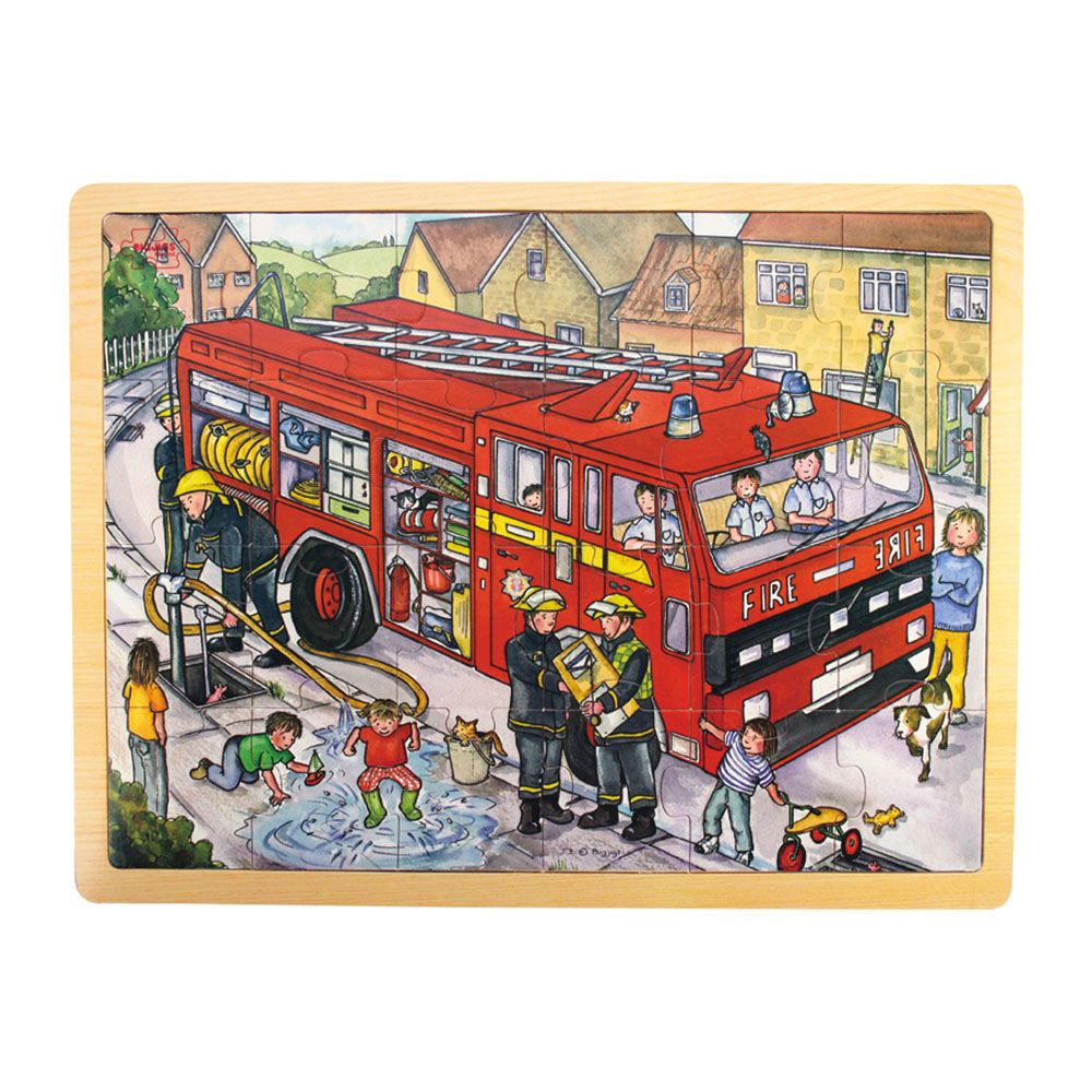 Puzzle Gigante Cm. 43X33 - I Pompieri