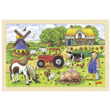 Puzzle Legno/Cartone Cm.30X20 - La Fattoria