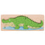 Puzzle Legno Coccodrillo Dei Numeri