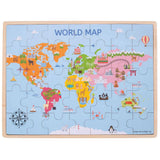 Puzzle Legno Il Mondo